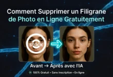 Comment Supprimer un Filigrane de Photo en Ligne Gratuitement IA Rapide Filigrane
